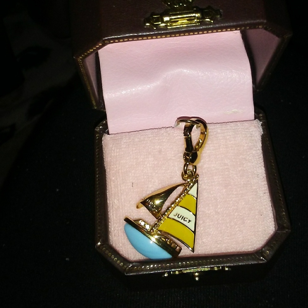 Juicy couture sail boat charm